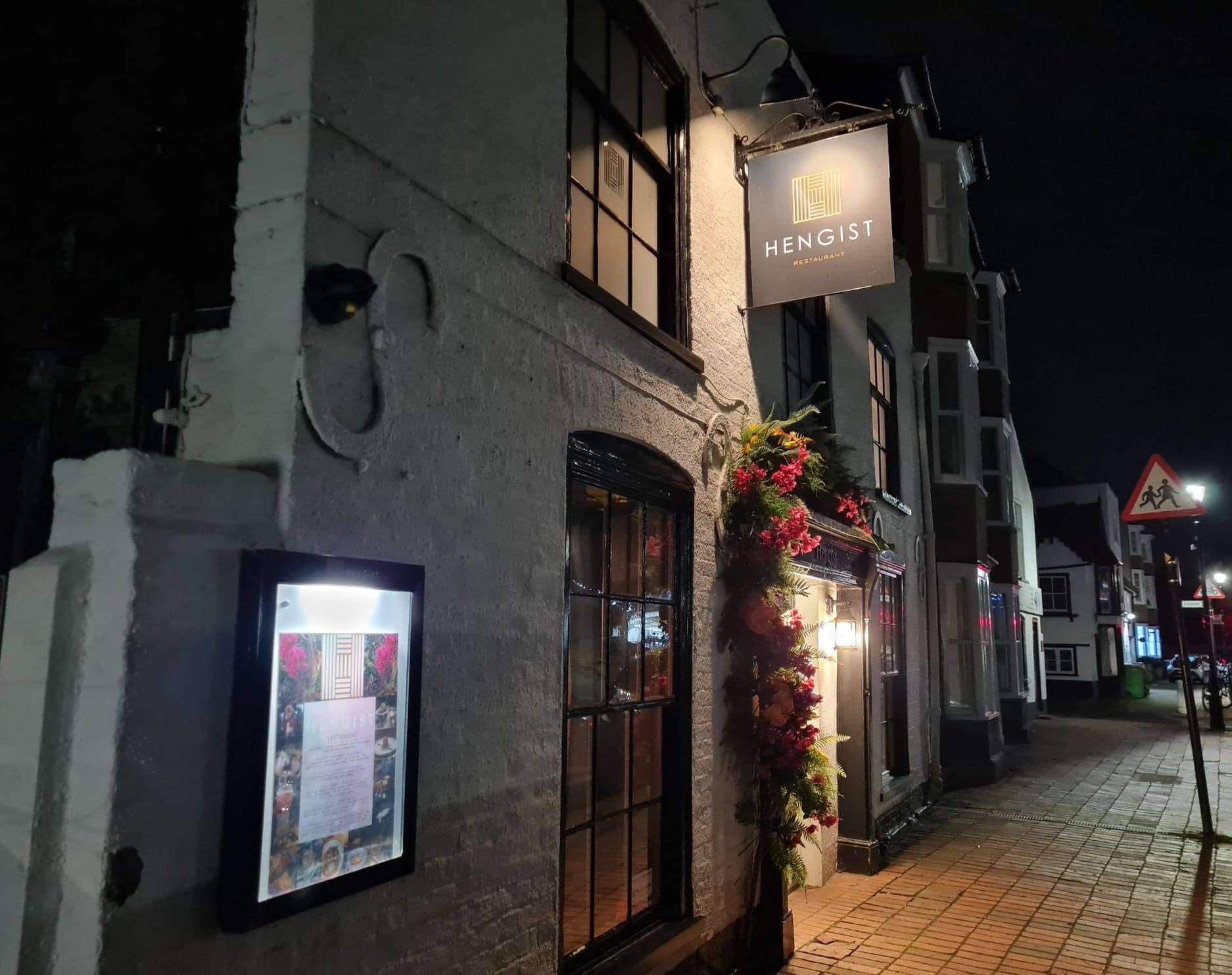 The Hengist Restaurant and Cocktail Bar in Aylesford