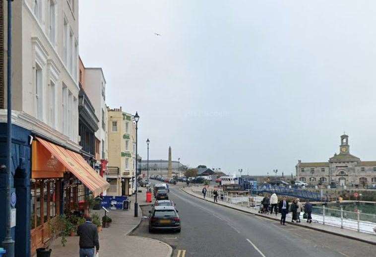 The attack happened in Harbour Parade, Ramsgate. Picture: Google