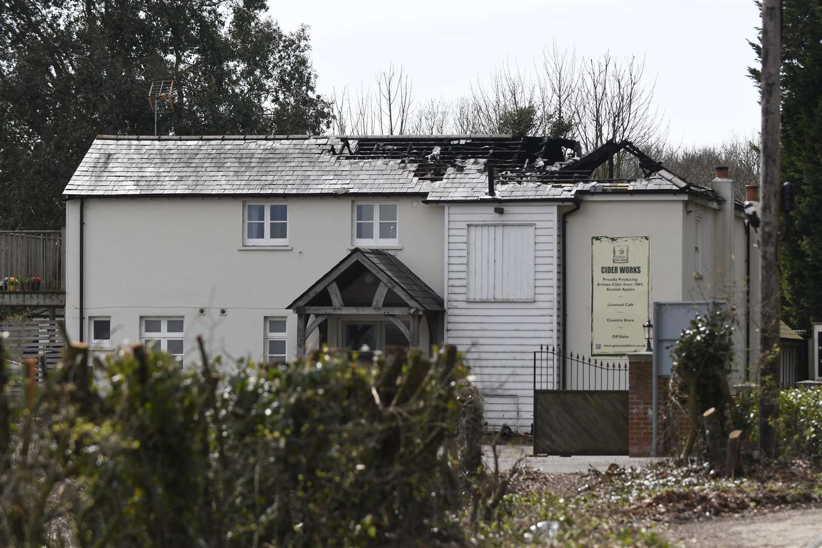 The Cider Works: closed since last weekend. .Picture: Tony Flashman.