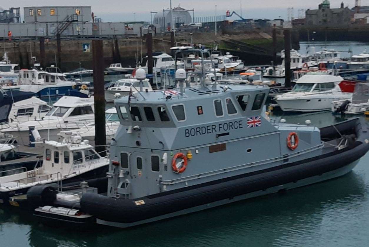 A Border Force vessel. Library image