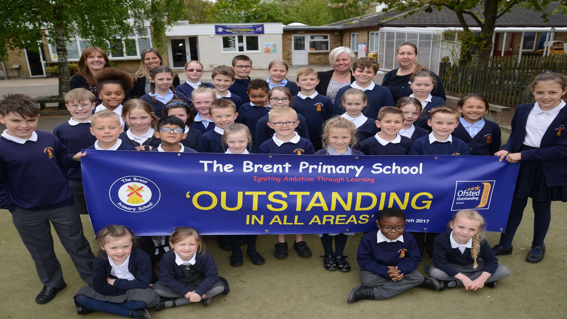 Outstanding Ofsted rating for The Brent Primary School in Stone