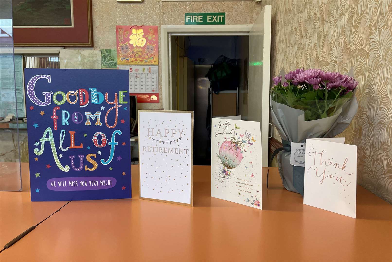 Customers have sent goodbye cards to the family