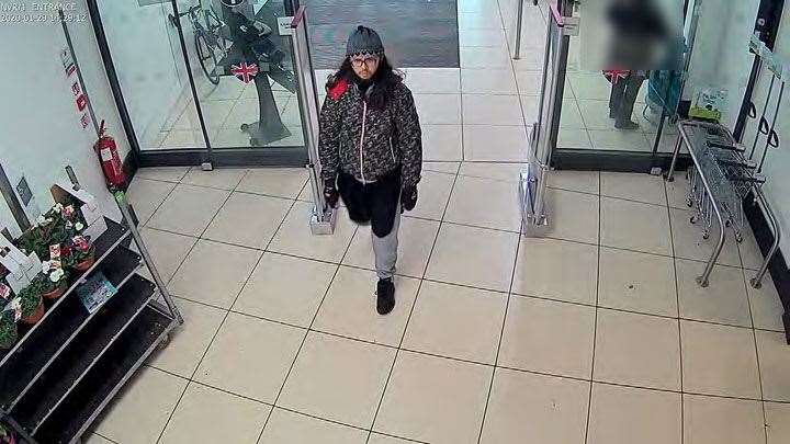 Sudesh Amman in Lidl, Streatham, a few days before the terror attack (Metropolitan Police/PA)