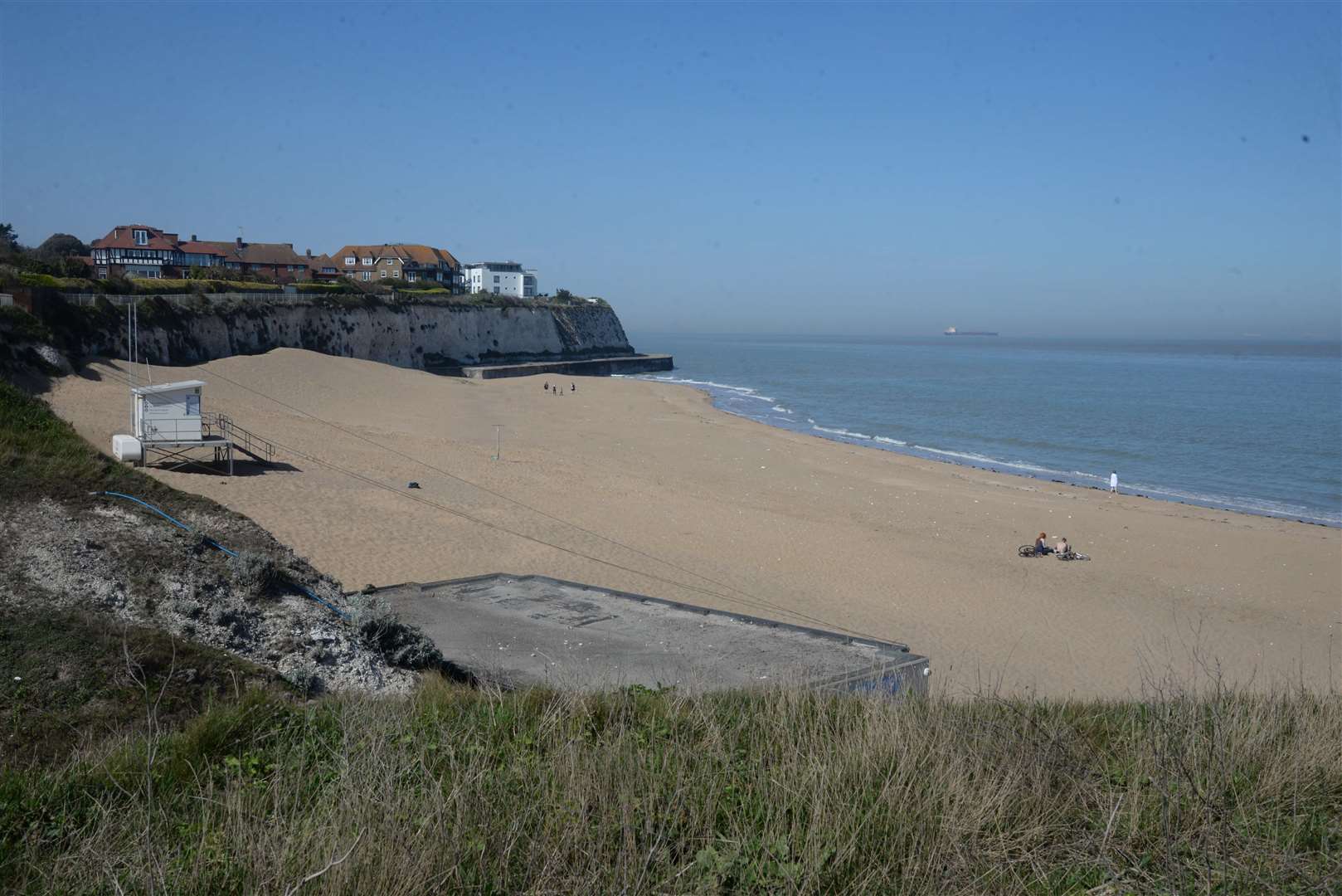 The drama unfolded off Joss Bay in Broadstairs