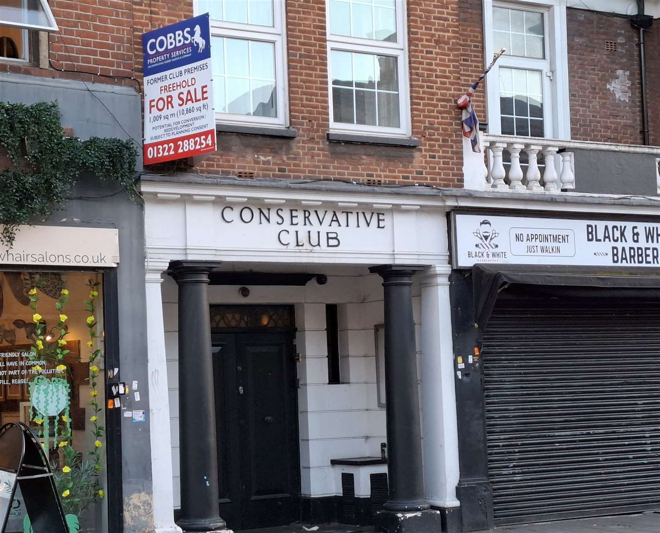 The Conservative Club has been put on the market