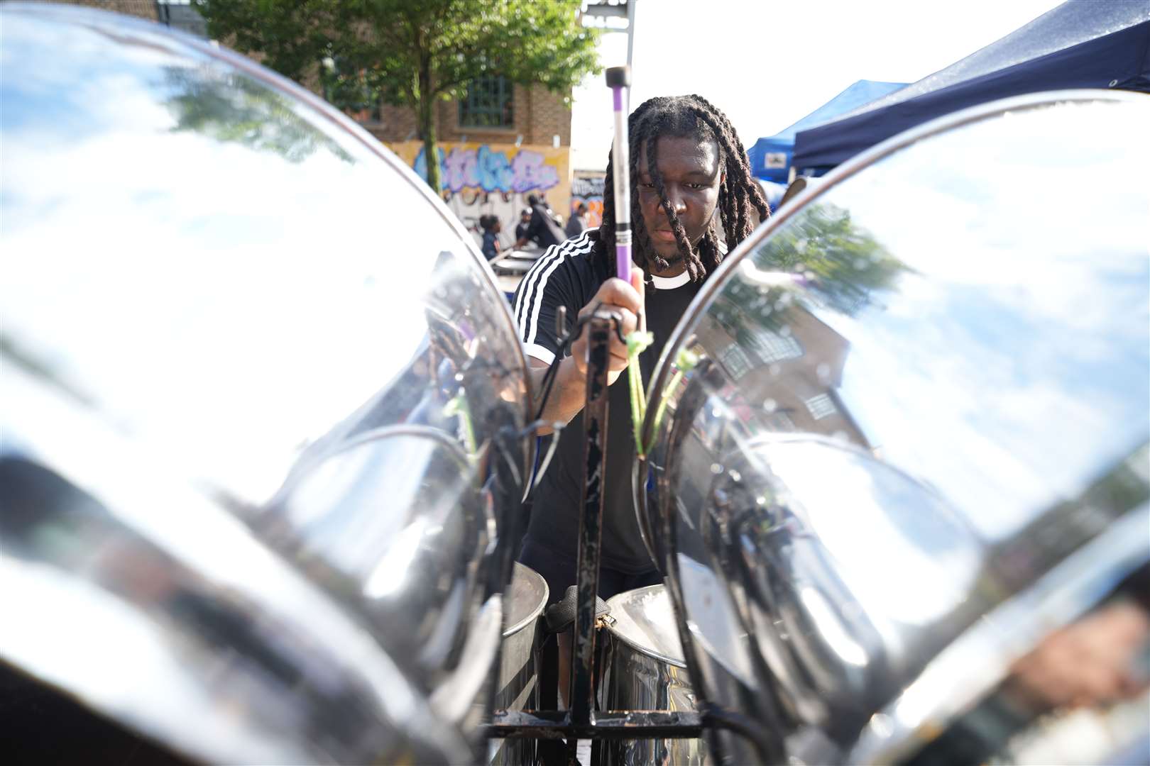 Steel drums are an integral part of Caribbean musical heritage (Jeff Moore/PA)