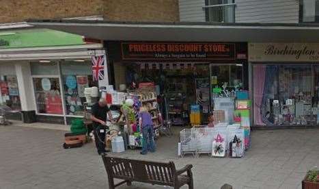 Priceless Discounts in Station Road in Birchington. Picture: Google Street View
