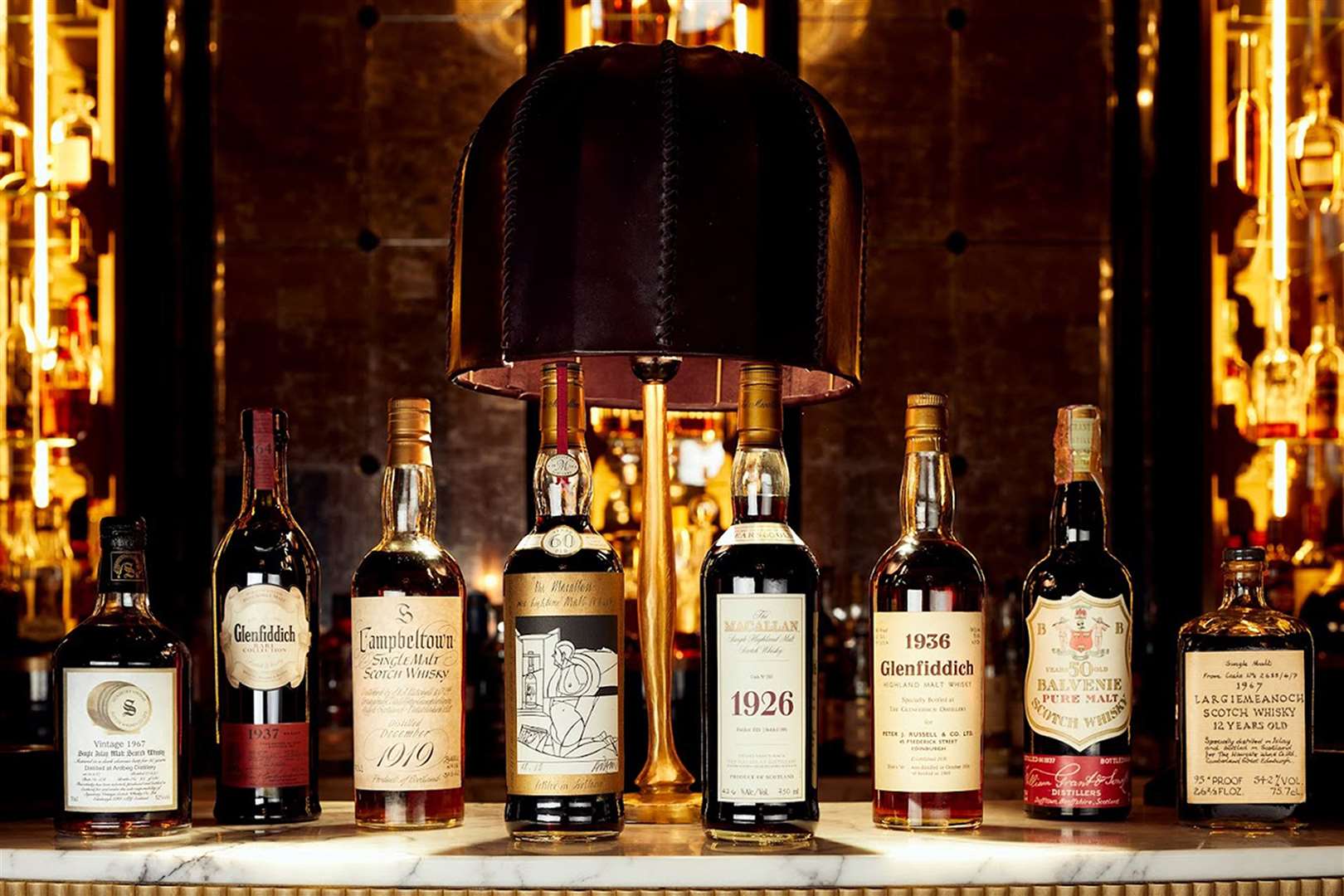 Richard Gooding’s collection comprises more than 3,900 bottles (Peter Dibden/Whisky Auctioneer/PA)