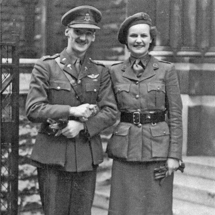 Sonia and Guy d'Artois on their wedding day. Picture: Nadya Murdoch