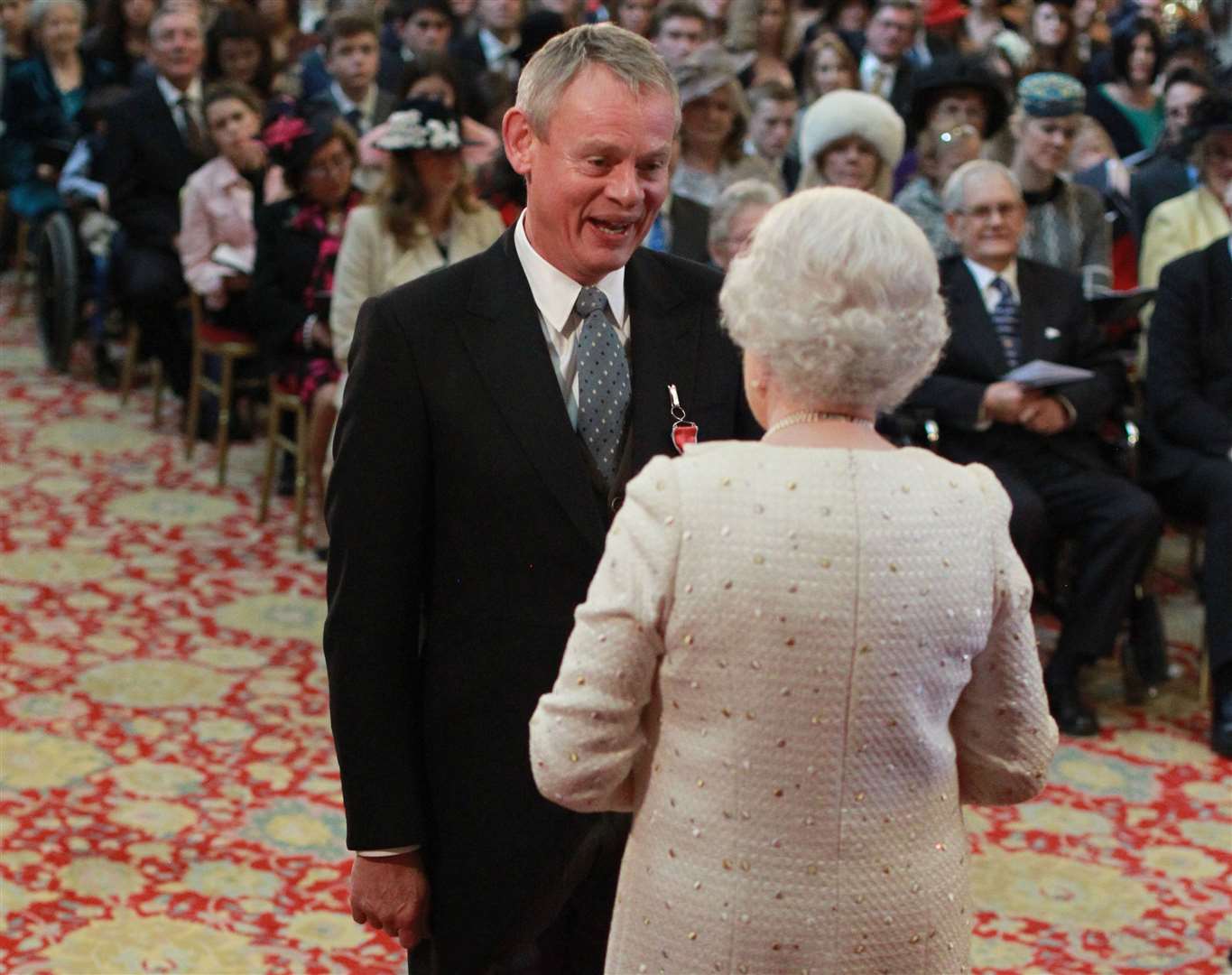 Martin Clunes is made an Officer of the Order of the British Empire (Jonathan Brady/PA)