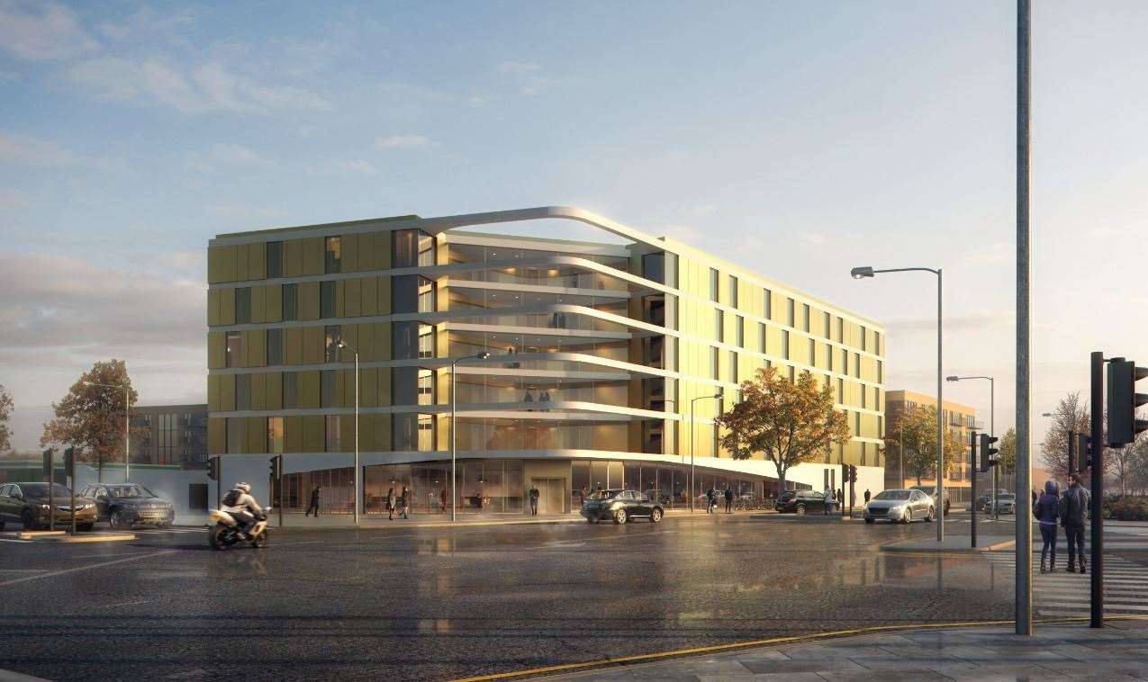 This new image released to KentOnline this week shows how the 140-bedroom hotel is set to look