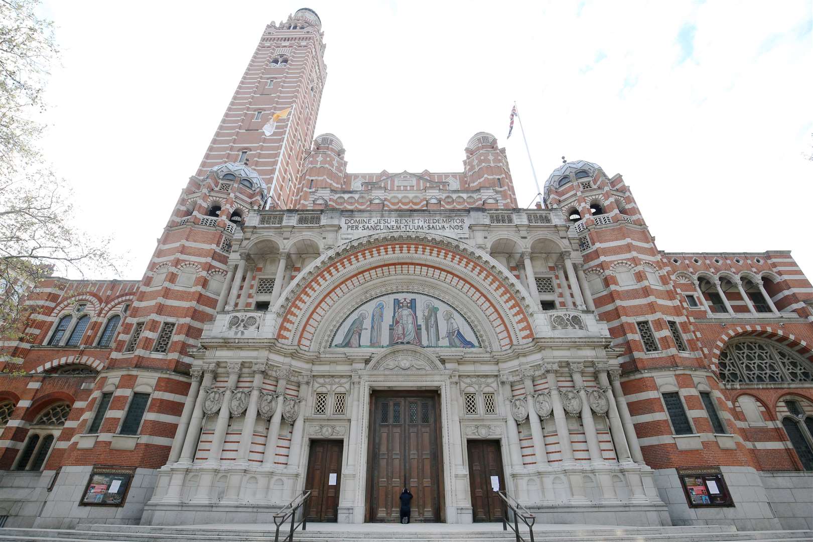 Westminster Cathedral where Boris Johnson and Carrie Symonds reportedly wed (Jonathan Brady/PA)