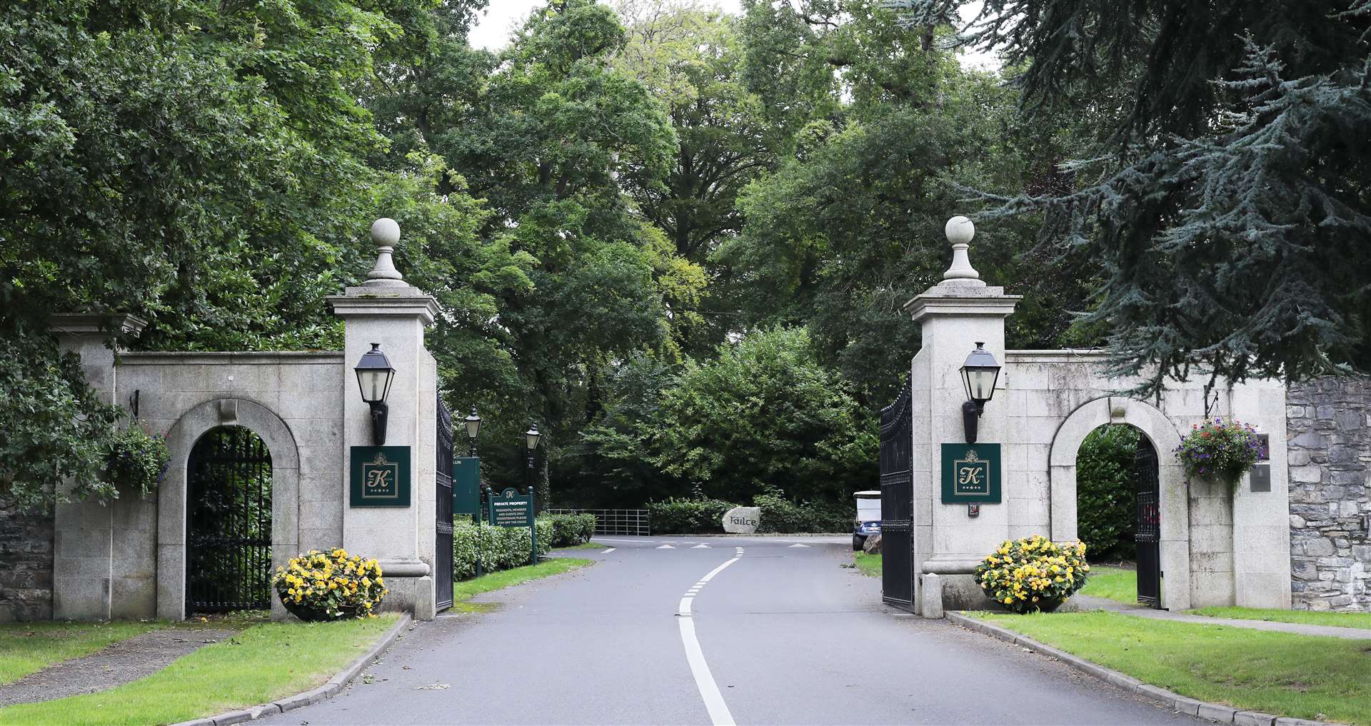 The gated community at the K Club golf course in Co Kildare where EU commissioner Phil Hogan has a home (Niall Carson/PA)