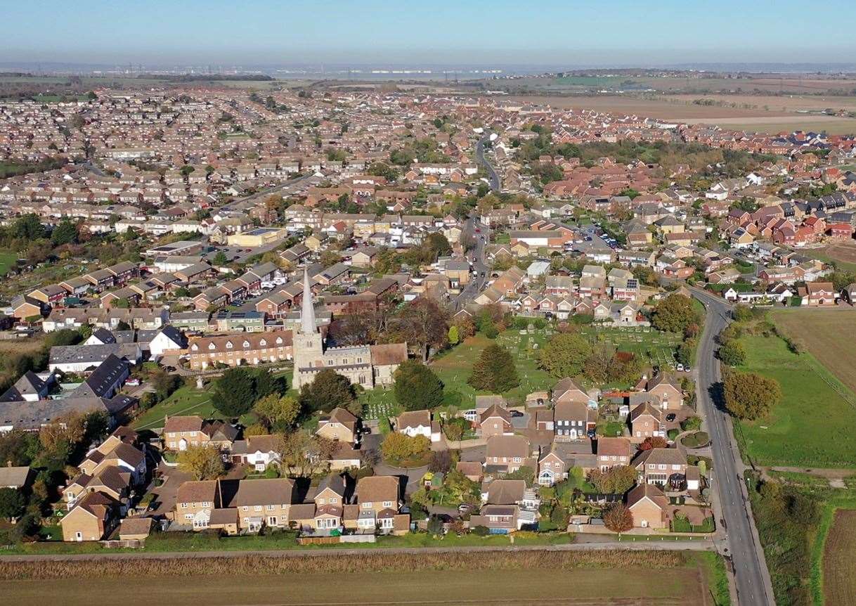 Hoo Village on the Hoo Peninsula