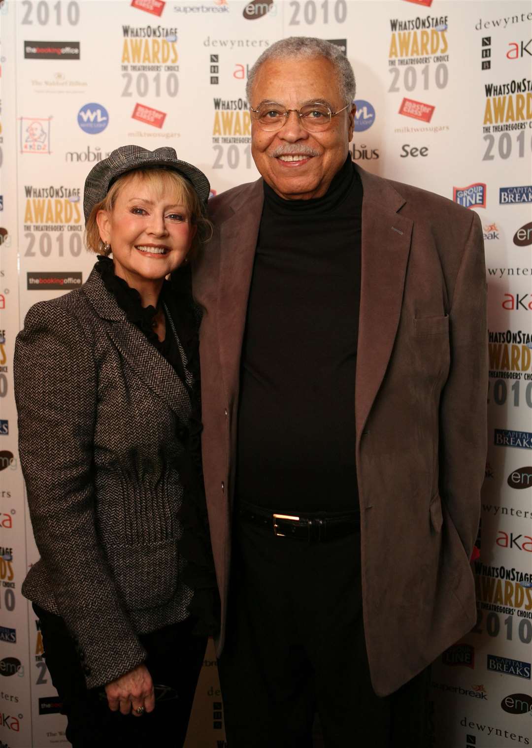 James Earl Jones and his wife Cecilia Hart (Katie Collins/PA)