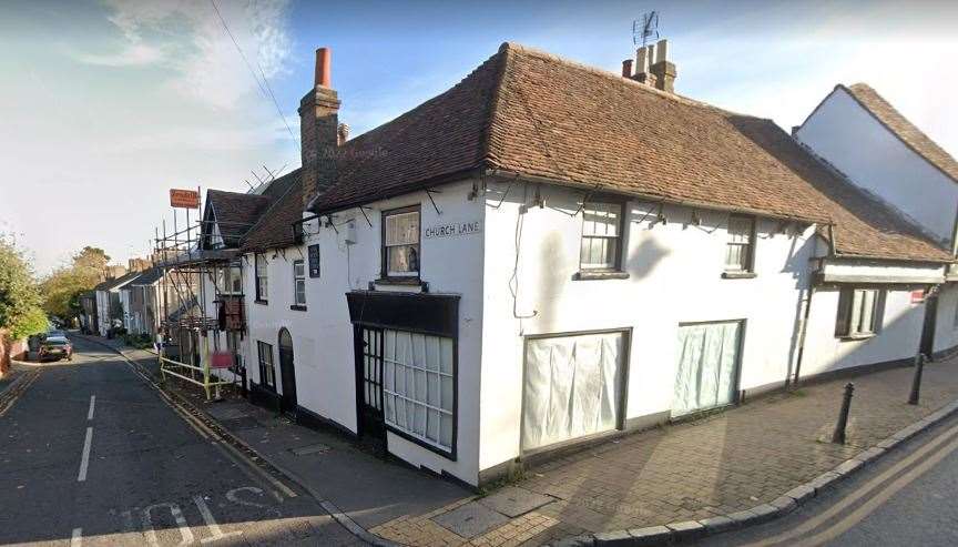 Where the proposed flats could be built in Newington High Street. Picture: Google Maps