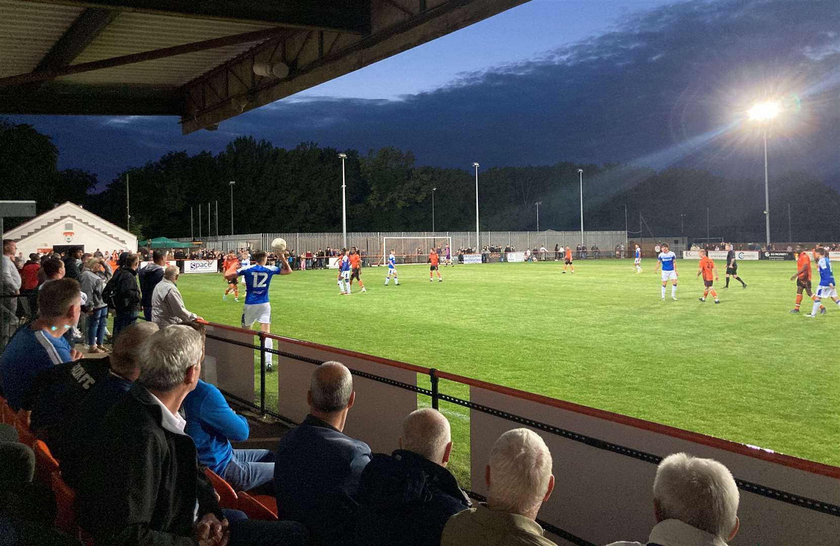 A crowd of over 500 watched Lordswood take on Gillingham