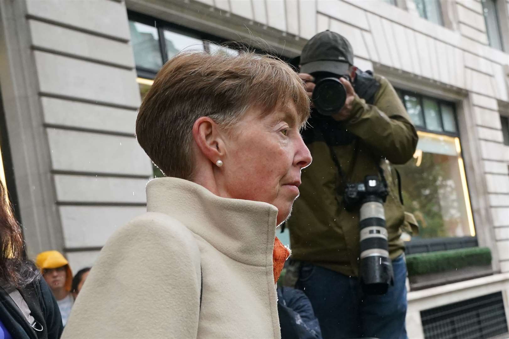 Former Post Office boss Paula Vennells leaving after giving evidence to the Post Office Horizon IT inquiry (Yui Mok/PA)