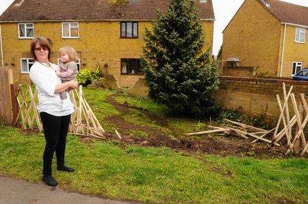 Ann Stevens pictured with granddaughter Annie Stevens, 15 months old