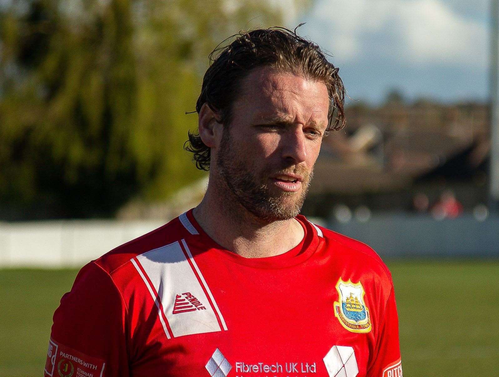 Andy Drury has left Chatham Town after half a season to join Folkestone Invicta as player-coach Picture: Les Biggs
