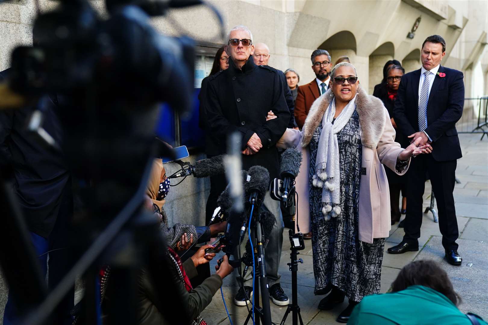 Mina Smallman outside the Old Bailey (Victoria Jones/PA)