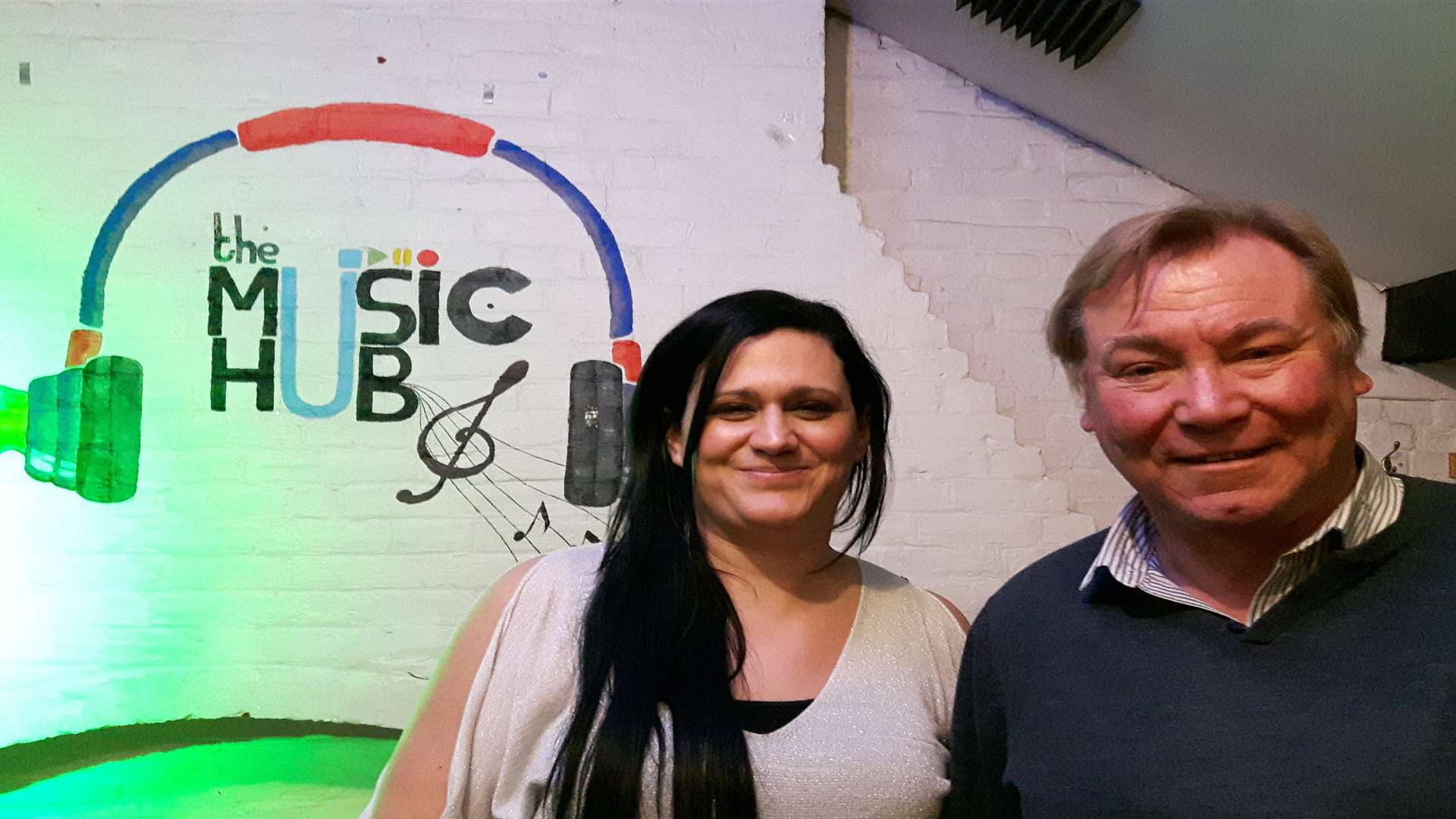 Kate Holton and Adrian Collis from Music Hub Plus