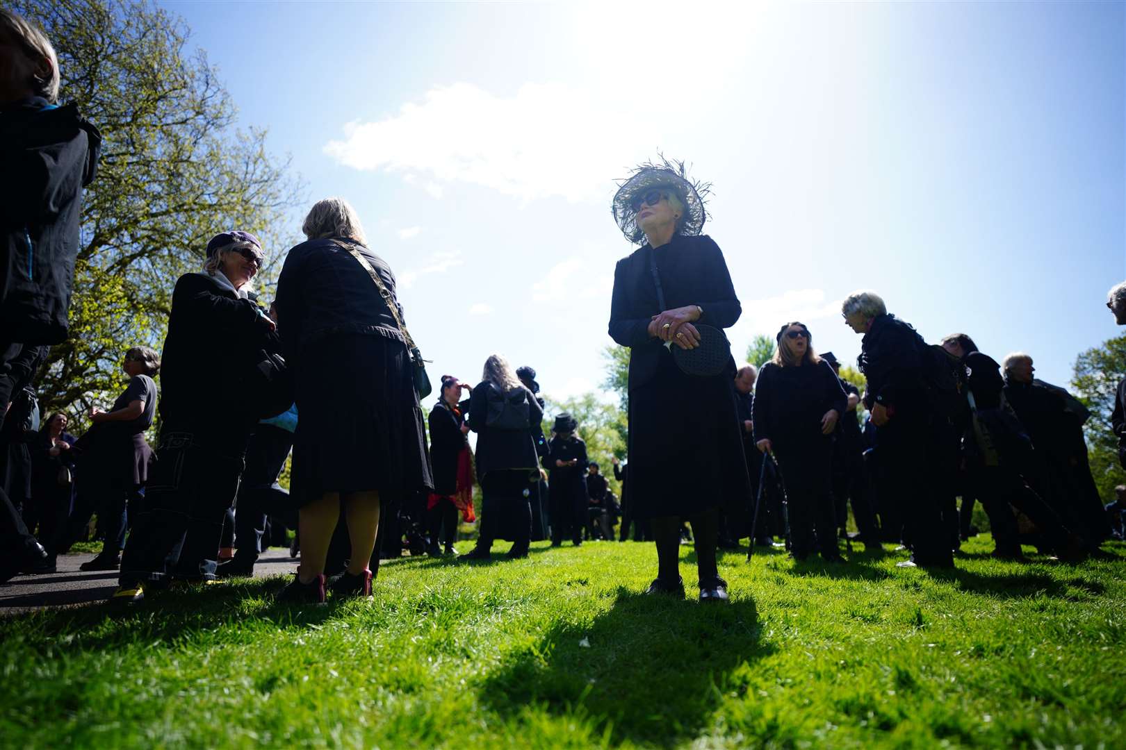 The procession marked the decline of the natural world in the lead up to Earth Day (Ben Birchall/PA)