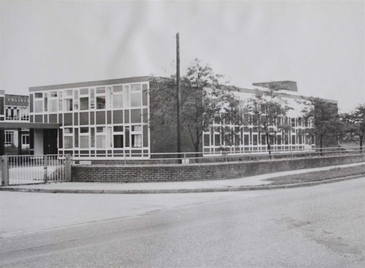 The Medway College of Technology newly built by Goodsell and Son in 1966