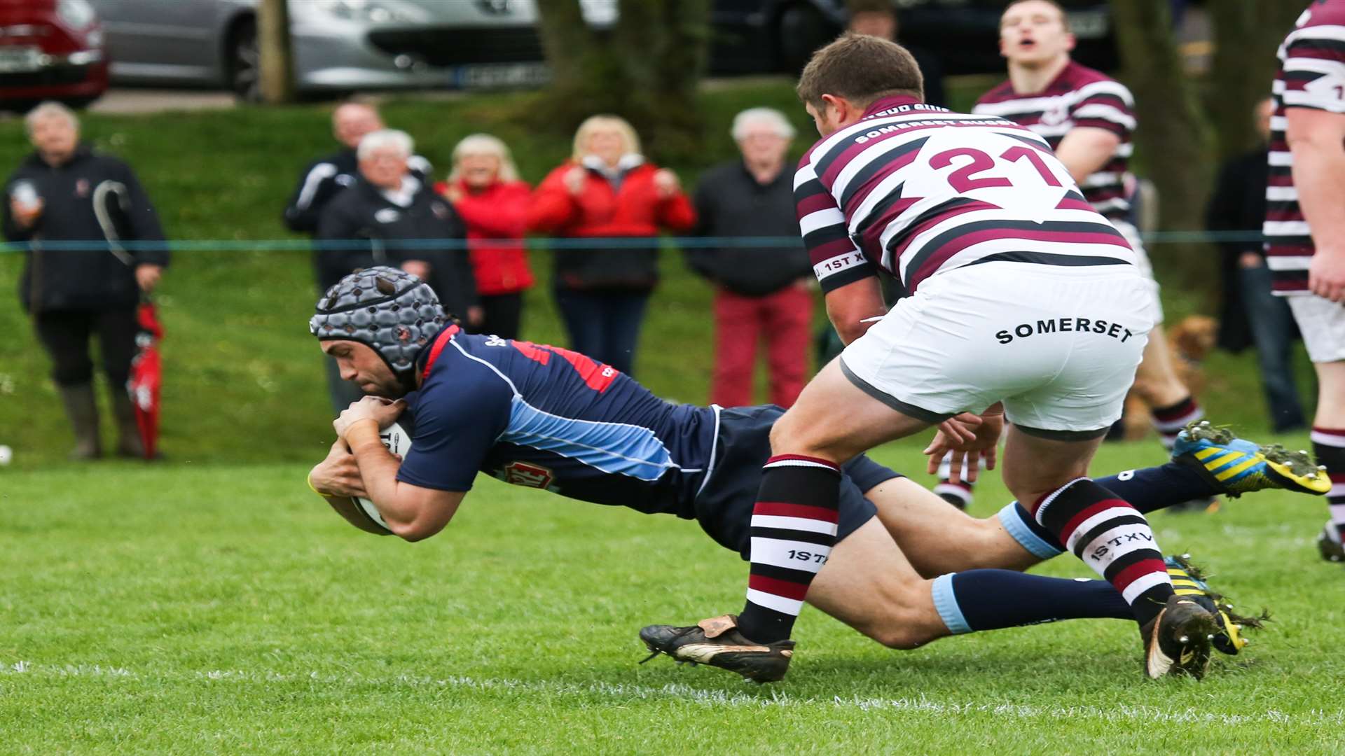 Kent versus Somerset at Medway RFC Picture: Alan Bourne alanbournephotography.co.uk