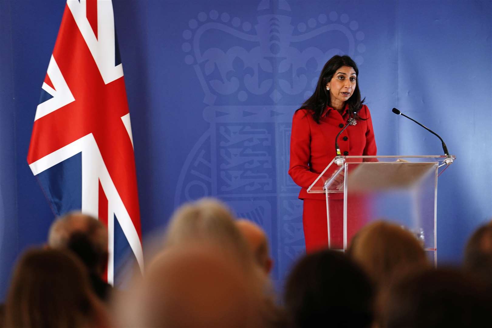 Home Secretary Suella Braverman will use a speech in the US to set out her vision for tackling the migrant crisis (Jordan Pettitt/PA)