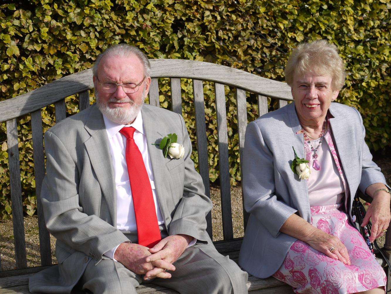Cllr Muckle at a family wedding with his wife Ann, who he met as a young man at a youth club in Dartford.