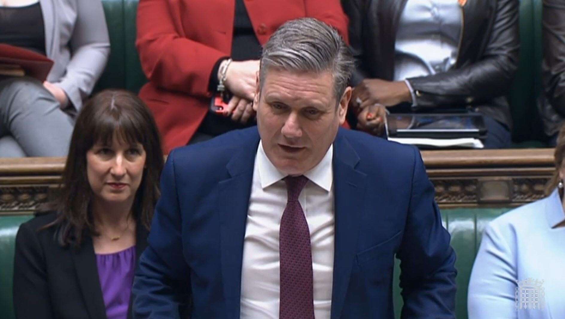 Labour leader Sir Keir Starmer said the Government’s income tax cut is timed for the next general election (House of Commons/PA)