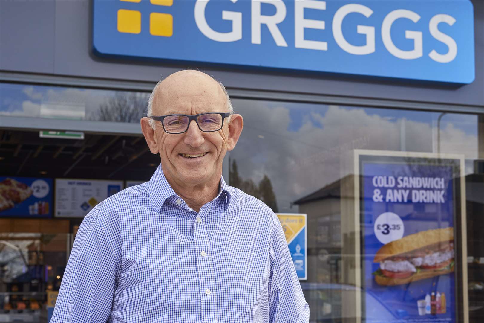 Roger Whiteside, chief executive of Greggs (Greggs/PA)