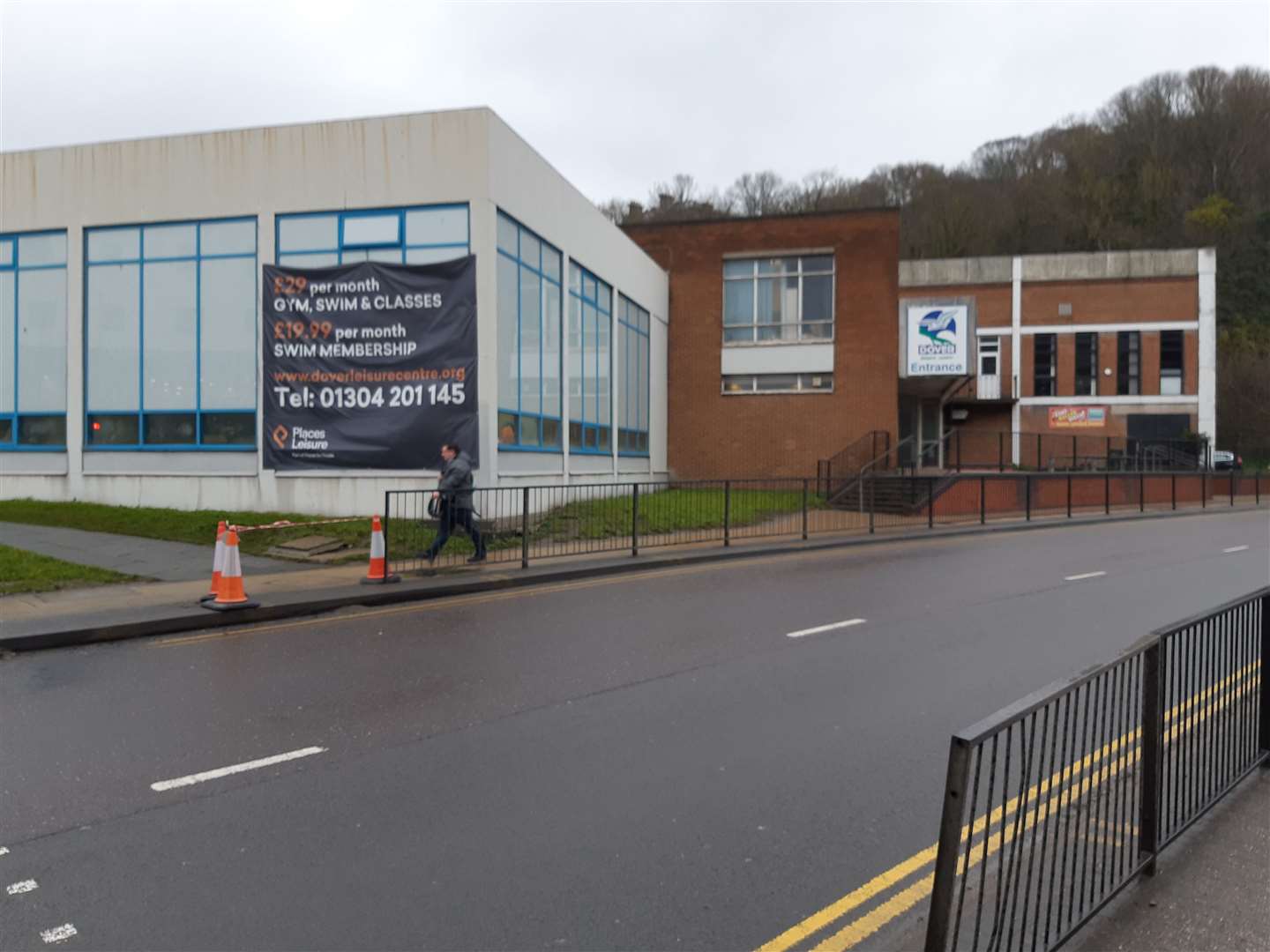 The old Seventies Dover Leisure Centre just before its closure .Picture: Sam Lennon