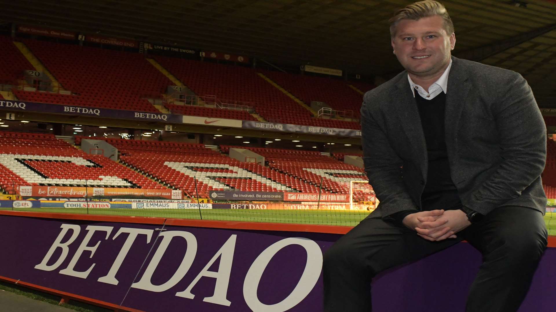 Charlton boss Karl Robinson. Picture: Barry Goodwin