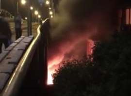 Matthew Redmond-Hall captured footage of the fire.
