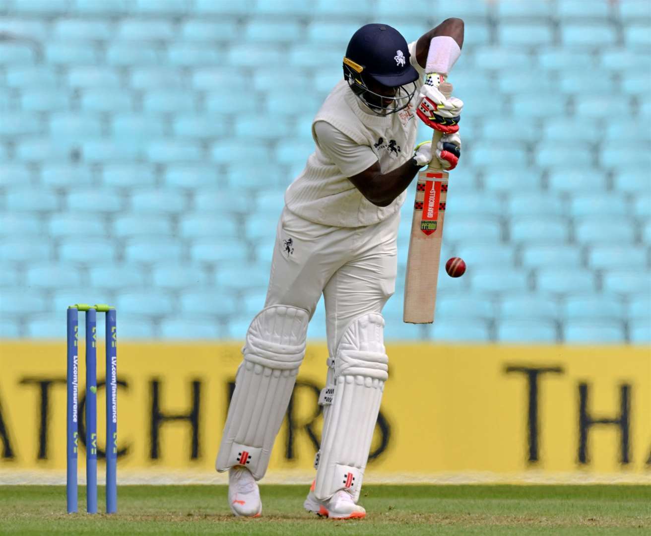 Kent’s Tawanda Muyeye - forced his way into the first team during 2023. Picture: Keith Gillard