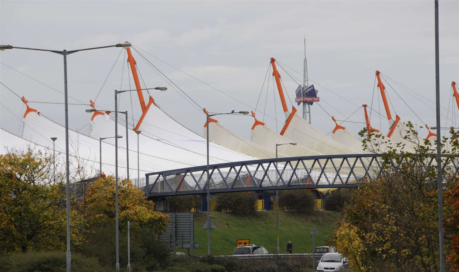 There was a marked difference in 2012 when abseilers replaced the roof for the first time