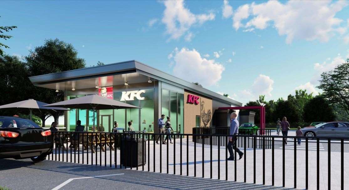 The Waterbrook Park KFC drive-thru was approved in 2020. It will become Ashford's fourth, joining sites in Beaver Road, Eureka Leisure Park and the Lower High Street