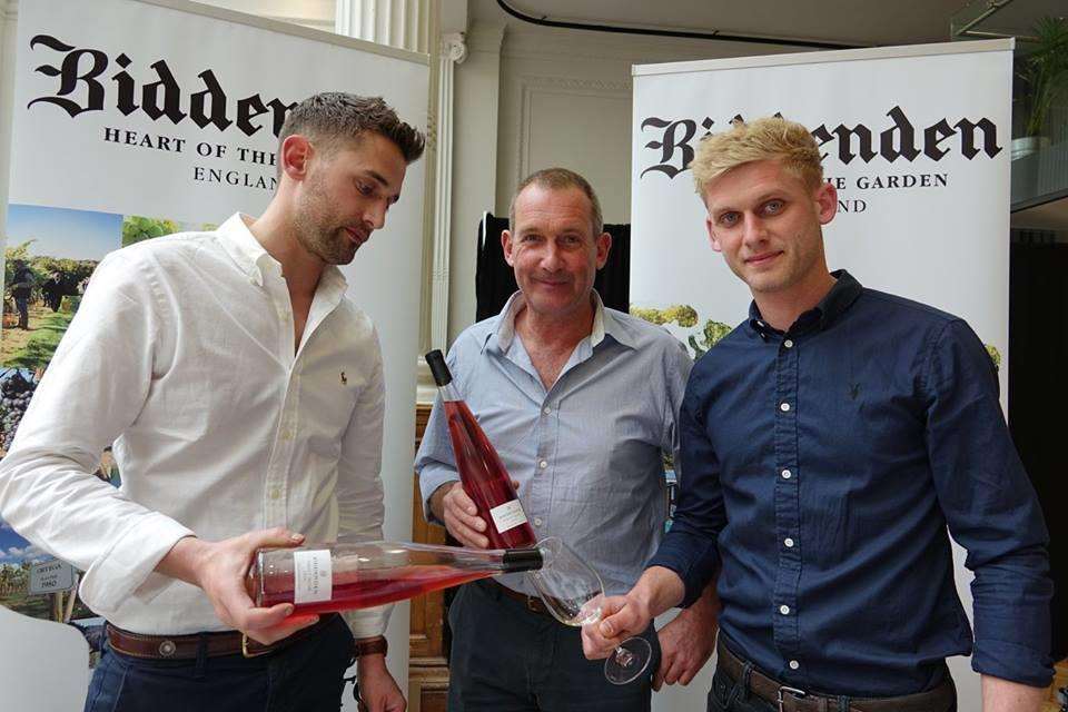 Tom, Julian and Will Barnes at Biddenden Vineyard