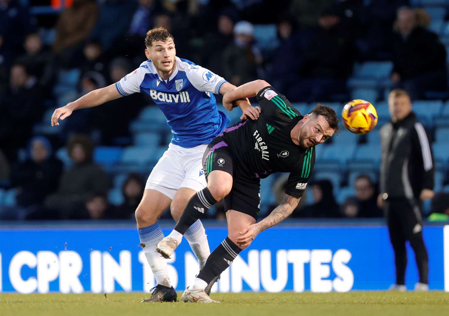 Josh Andrews started for Gillingham against Salford City at the weekend Picture: @Julian_KPI