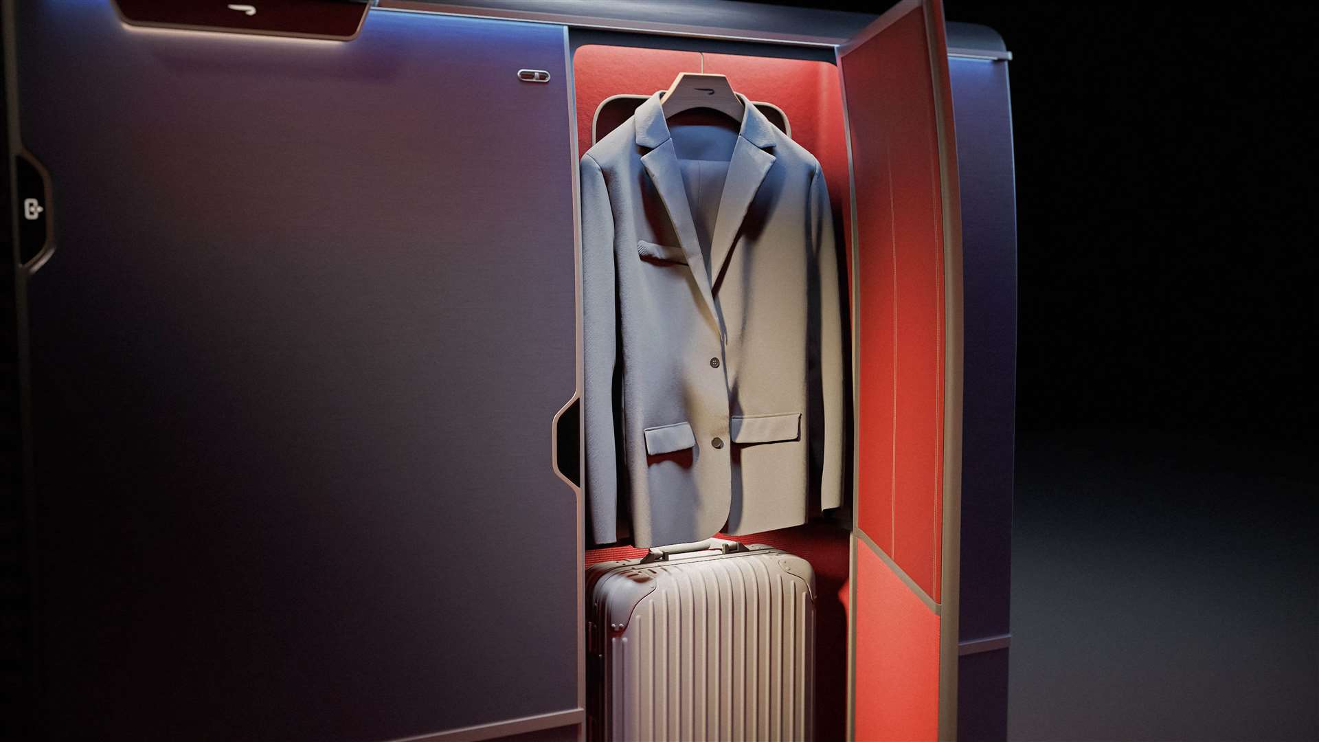 The seat includes personal luggage space (British Airways/PA)