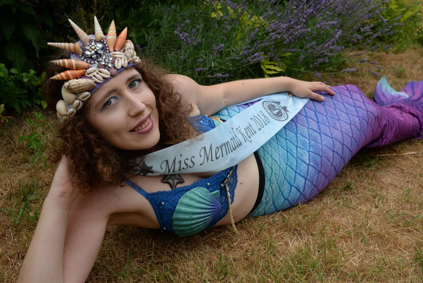 Oceana Pullen of Garlinge Green who will represent Kent in the Miss Mermaid competition. Picture: Chris Davey
