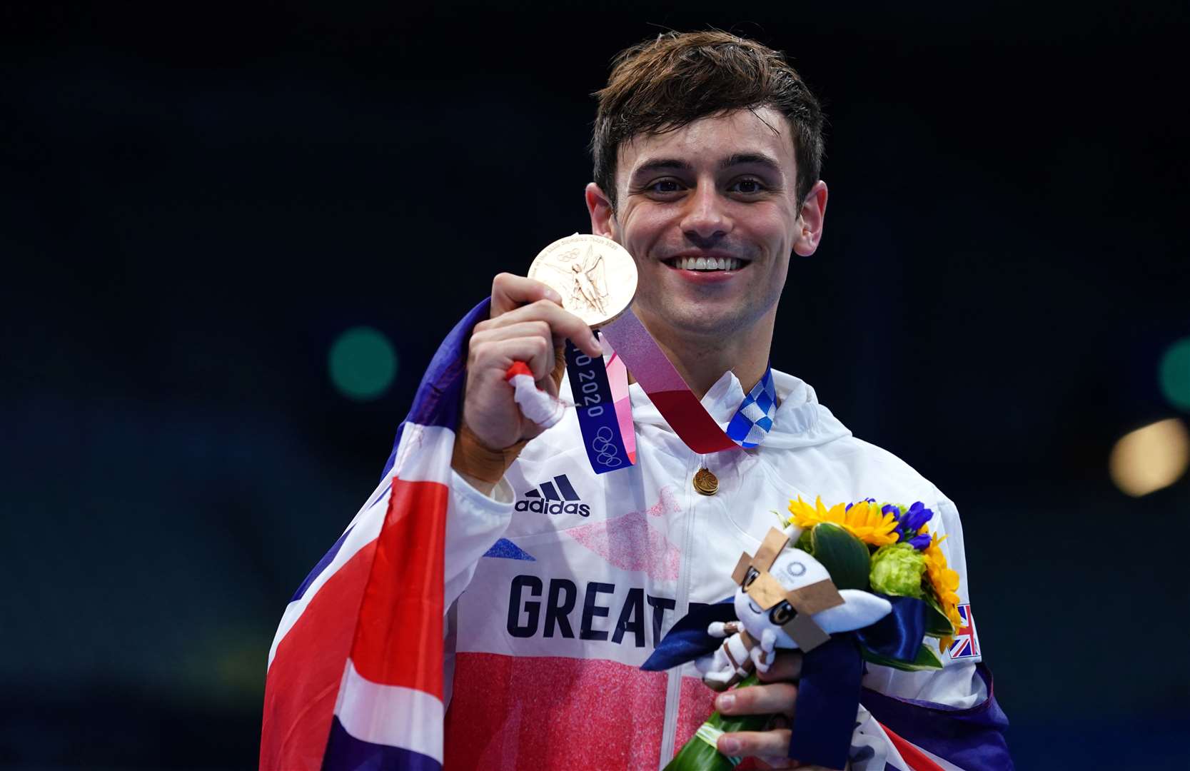 Tom Daley won gold in Tokyo (Adam Davy/PA)