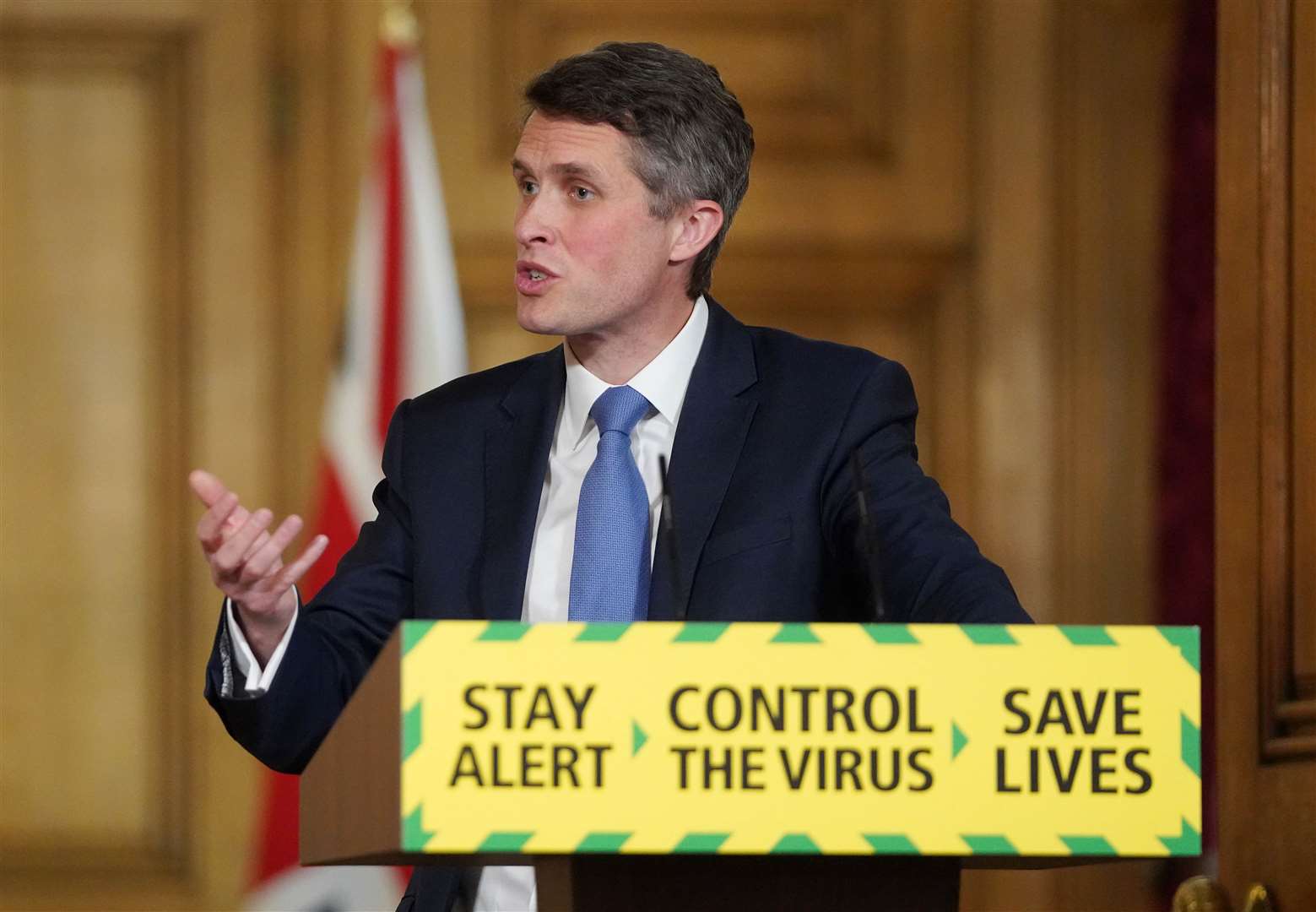 Gavin Williamson said he is ready to listen to teachers’ concerns (Pippa Fowler/10 Downing St/PA)