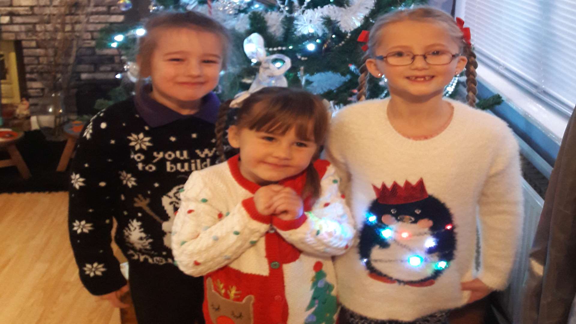 Sister Rosa-Leigh and Eva-Paige with best friend Isabelle in Canterbury