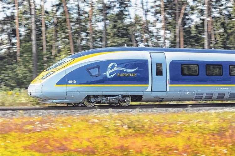 Eurostar services were hit by work to rule action by French customs staff