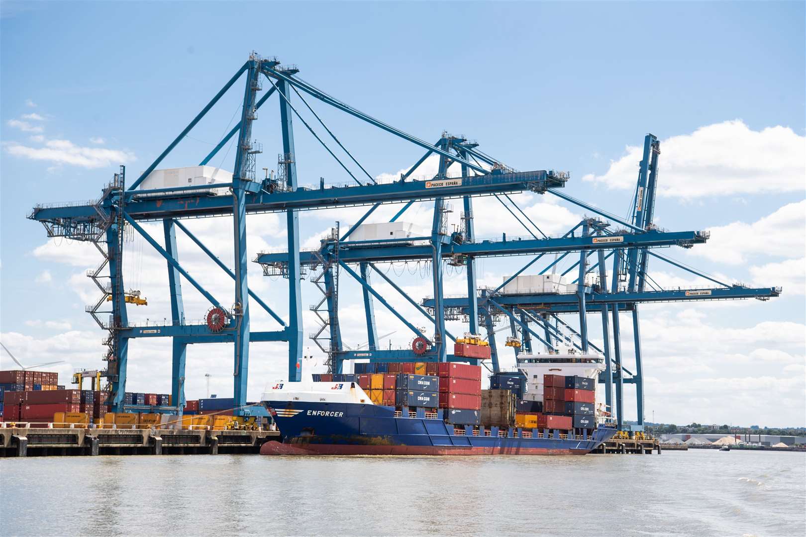 Tilbury Docks, near the Dartford Crossing, would form a core part of the free port infrastructure. Picture: Matt Crossick/PA Wire