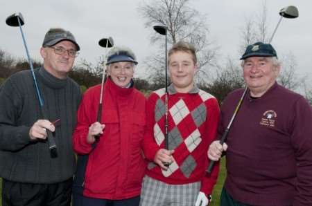 Ian Milne, Gillian Matthews, Toby Simmance and Denis Taylor