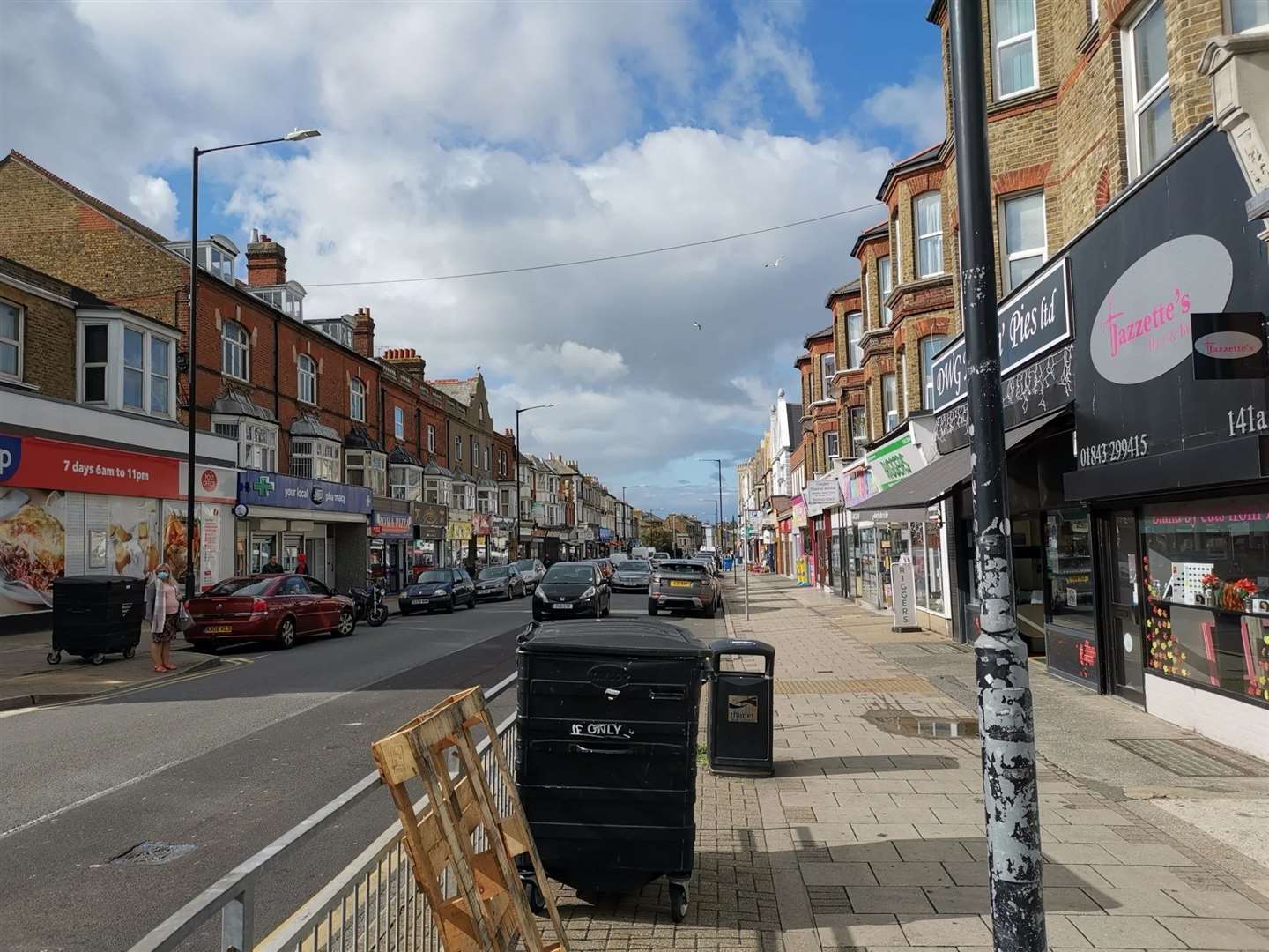 Residents say there is nowhere for household waste to be stored for those living on Northdown Road